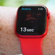 A normal blood oxygen reading is 95-99%, although the Blood Oxygen app does not tell you what’s normal or not.